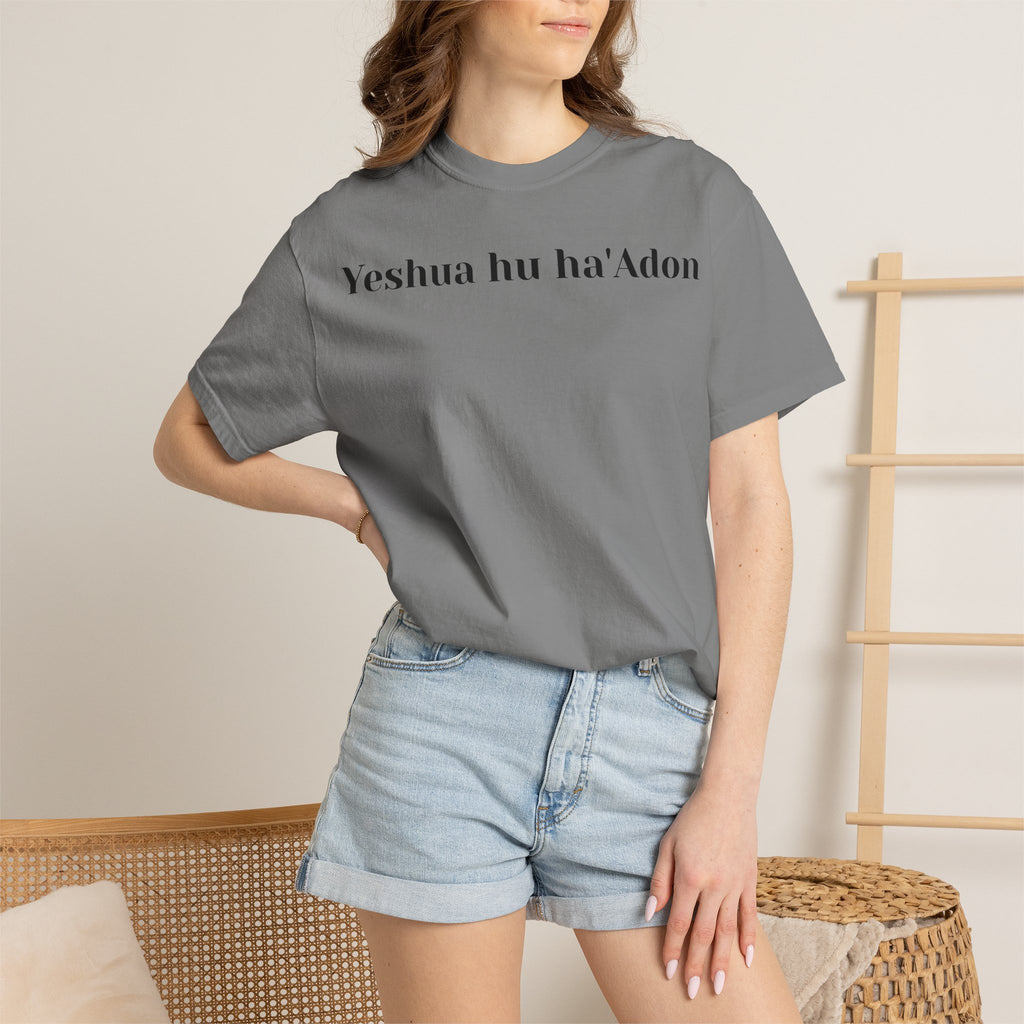 Jesus is Lord Hebrew Unisex Garment-Dyed T-shirt