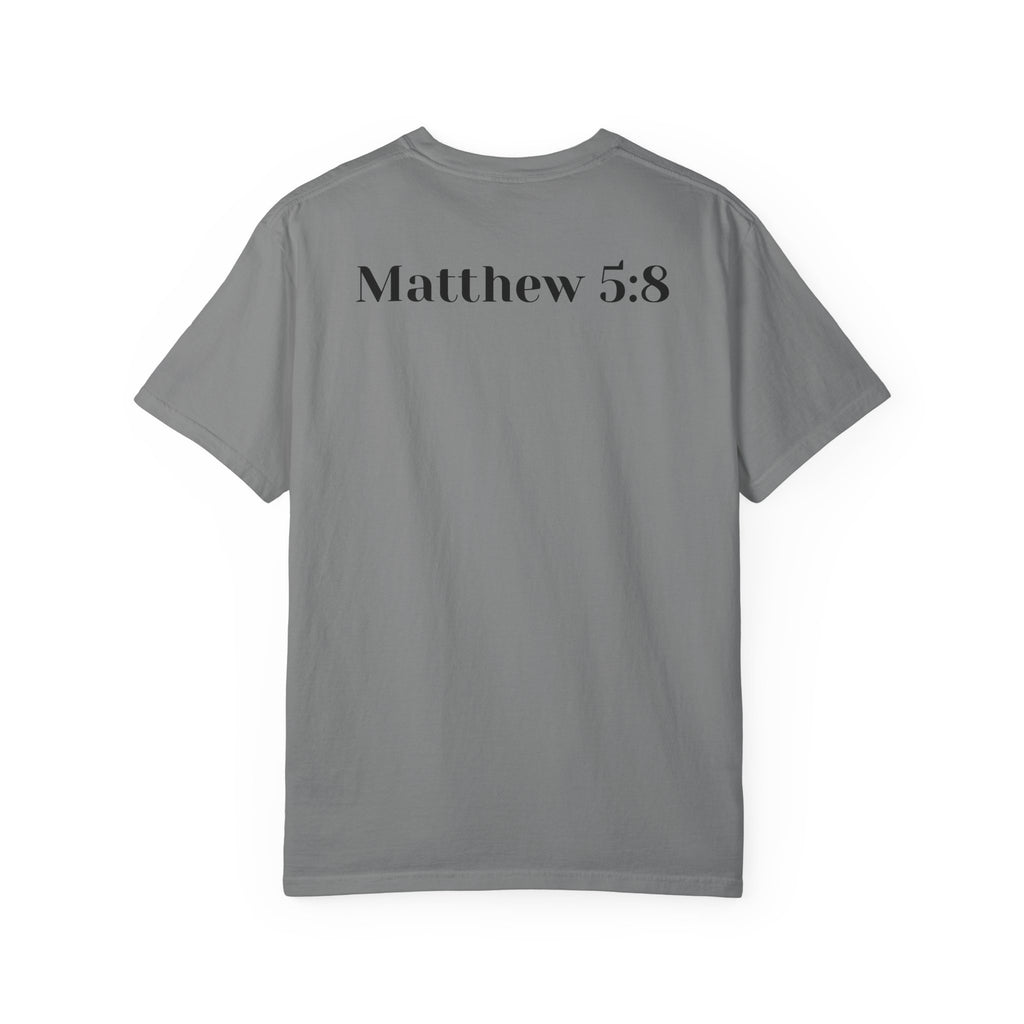 Blessed are the pure in heart Unisex Garment-Dyed T-shirt